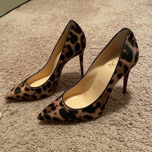 Christian Louboutin leopard pumps!